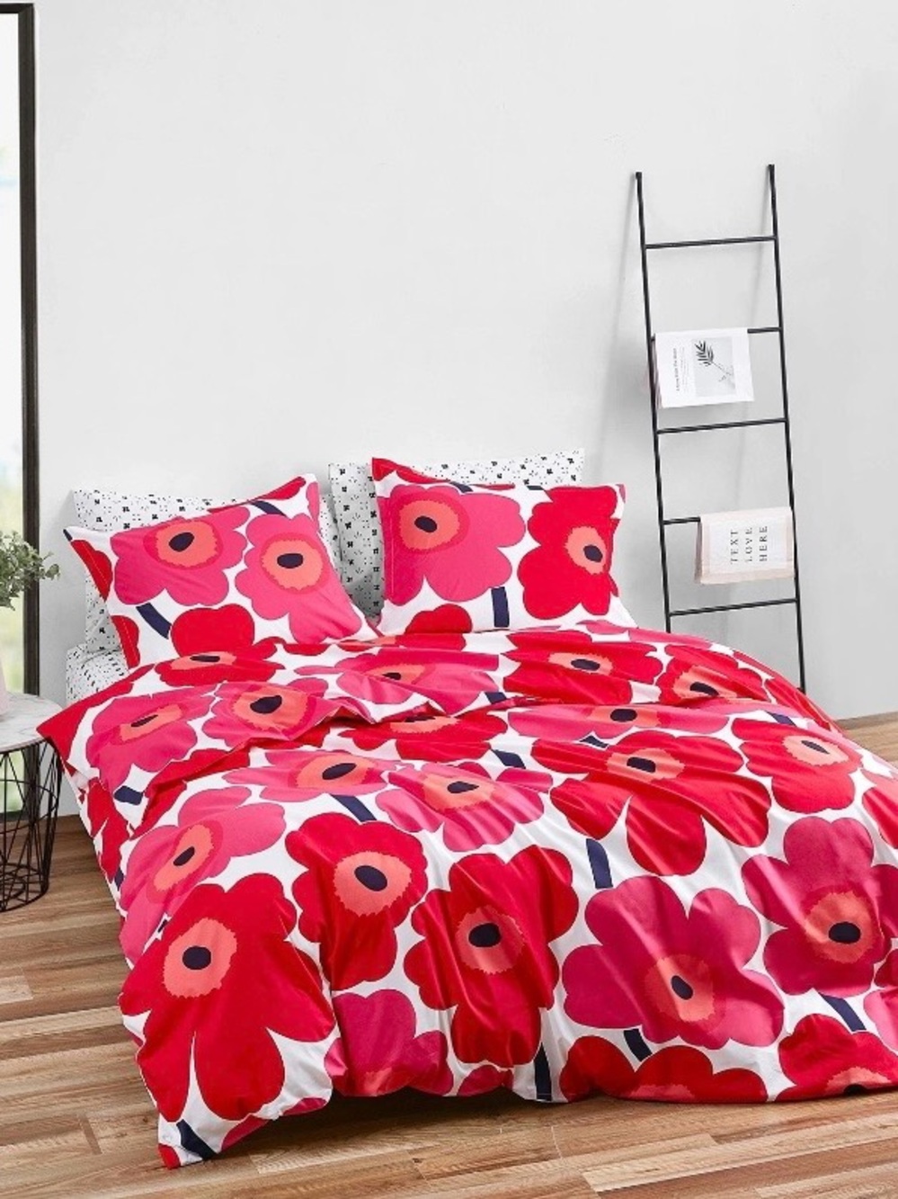 🌺NWT🌺 Marimekko Unikko Duvet cover set, Size King - Picture 3 of 11